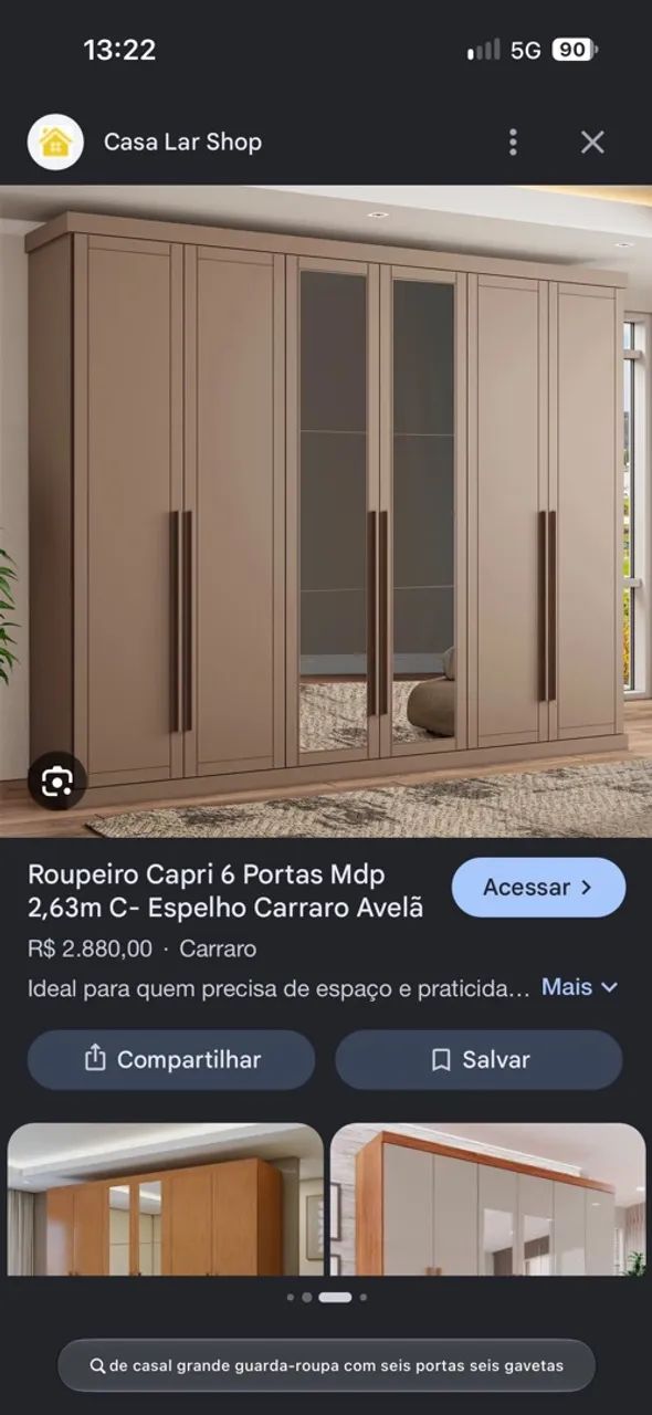 Guarda-roupa de casal