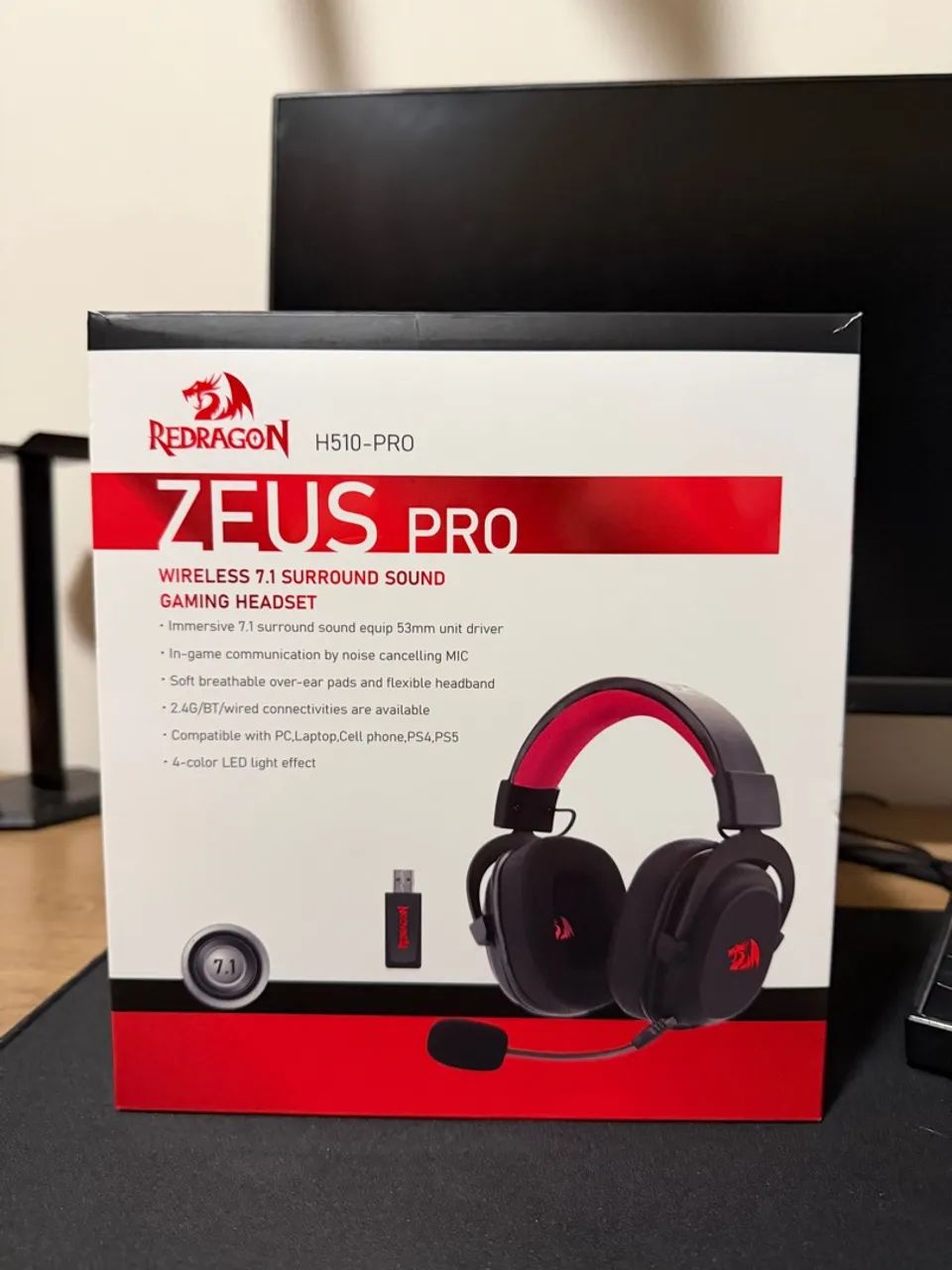 Redragon Zeus Pro (2 meses de uso) - Foto 4