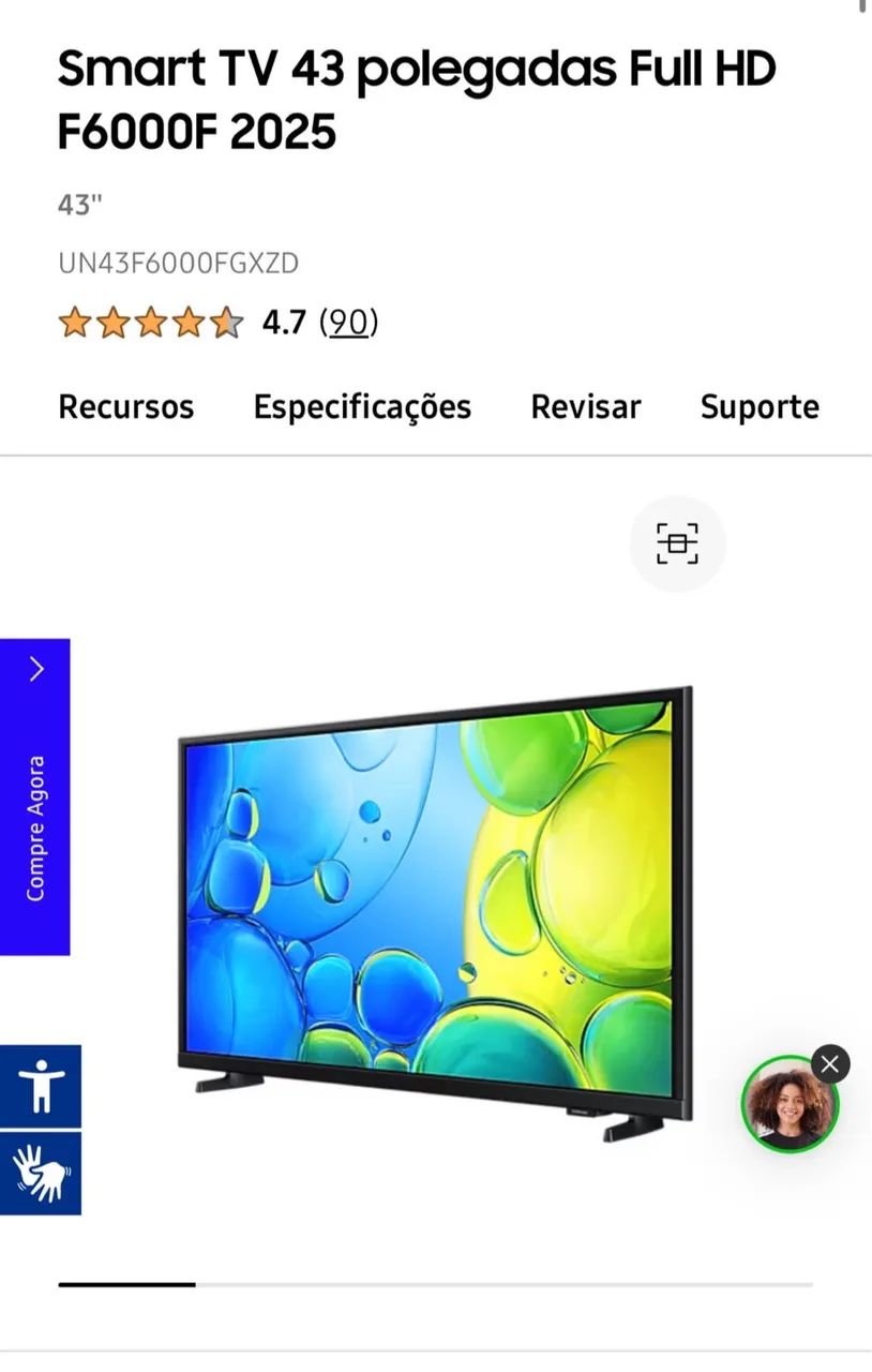 TV SAMSUNG SMART 43 POLEGADAS  - Foto 3