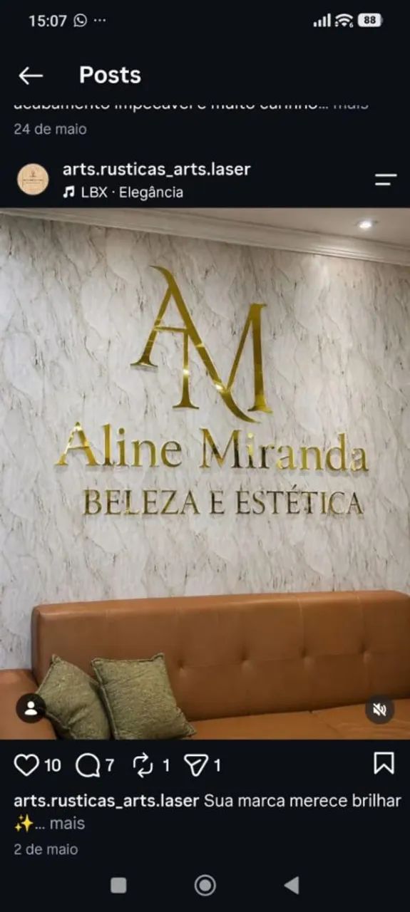 PLACAS DE LOJAS E COMÉRCIO EM ACRÍLICO  - Foto 2