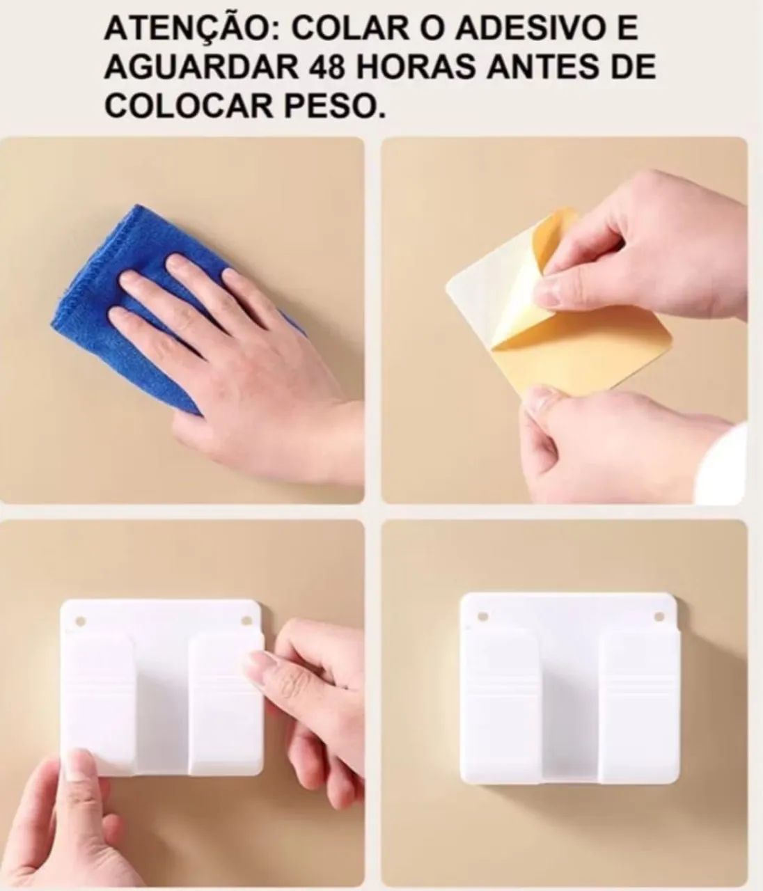 SUPORTE DE PAREDE PARA CELULAR - Foto 3