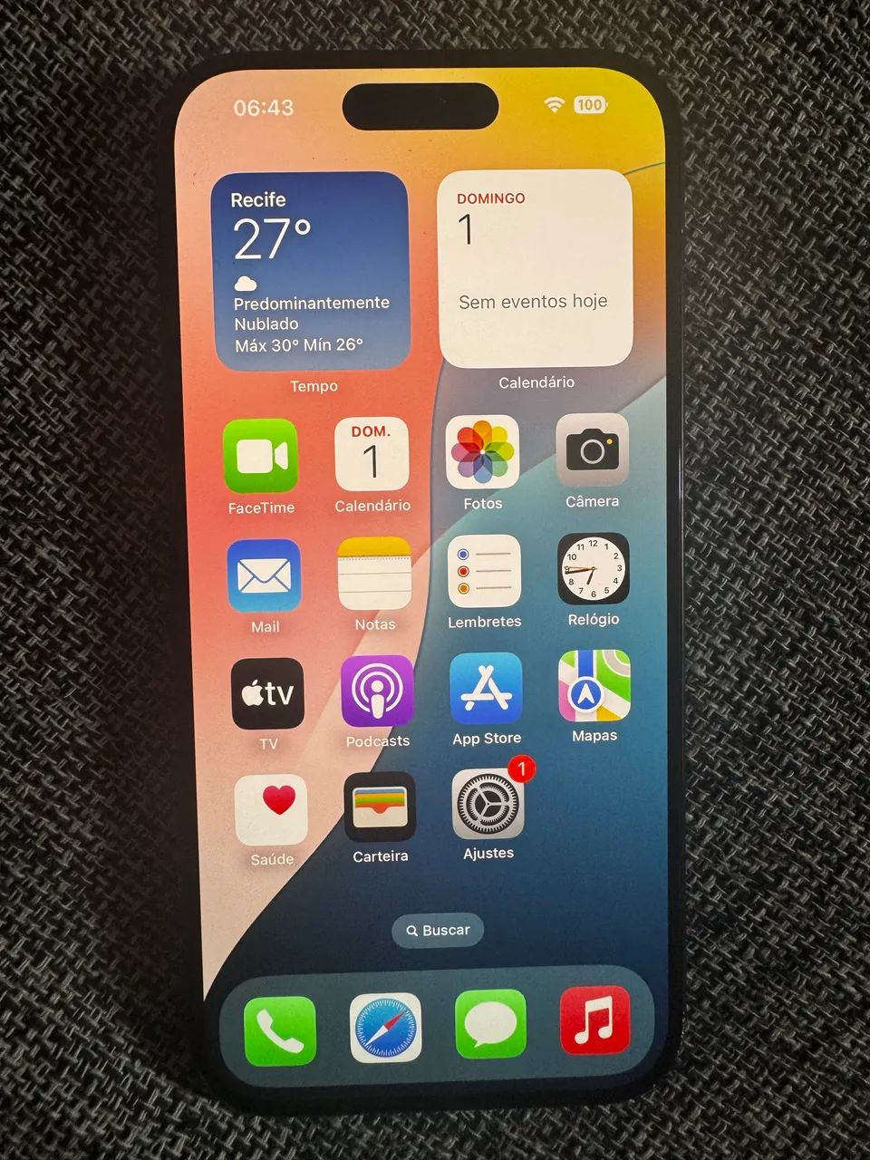 iPhone 15 pro 256gb impecável seminovo