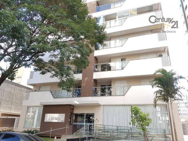 Apartamento com 3 dormitórios à venda, 84 m² - centro - londrina/pr