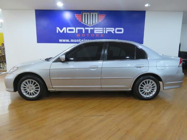 Honda Civic 1.7 EX 16v 4p Automático Blindagem III-A Completo C/ Couro - Foto 4