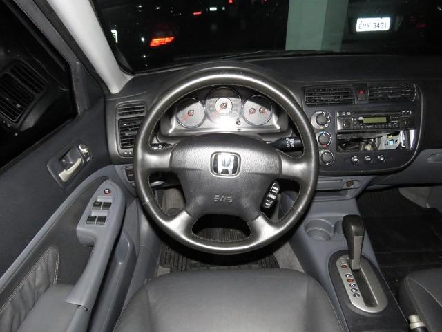 Honda Civic 1.7 EX 16v 4p Automático Blindagem III-A Completo C/ Couro - Foto 10