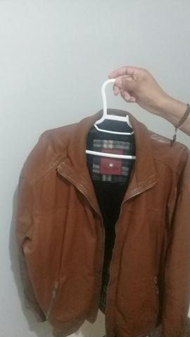jaqueta de couro importada