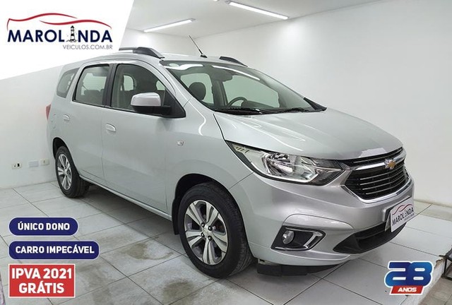 CHEVROLET SPIN 1.8    ÚNICO DONO    7L AUT. LTZ 2019