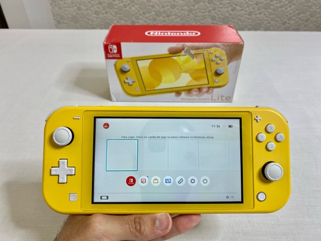 Nintendo Switch LITE - Amarelo - Nova Era Games e Informática