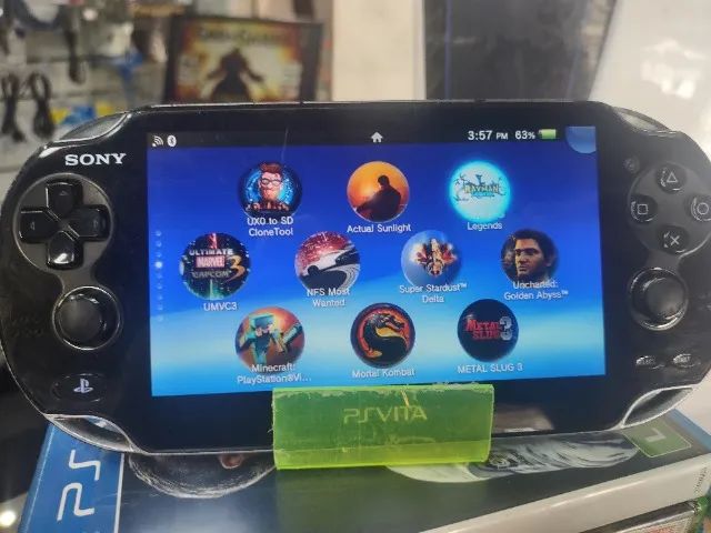 Ps Vita fat 128gb desbloqui0 e c/ loja com + de 3500 jogos (Psx, PSP, e Ps  Vita) para bai - Videogames - Ceilândia Norte (Ceilândia), Brasília  1247817722