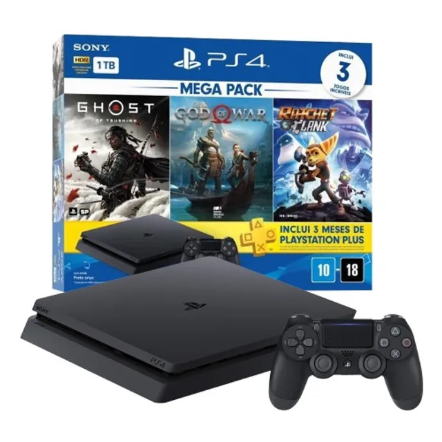 Console Sony Playstation 4 Slim Megapack Bundle V11