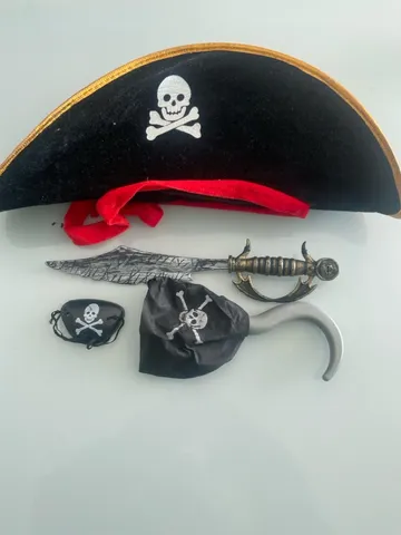 Fantasia Infantil Feminina de Pirata com Acessórios., Item Infantil  Fanfarrinha Usado 91476200