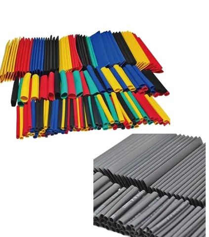 Kit 328 Peças Tubo Termo Retratil Espaguete Manga cabo Isolamento 