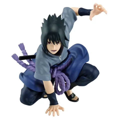 Boneco Sasuke Classico Não Articulado - Sasuke 18cm Naruto Classico  Colecionável Figure Action