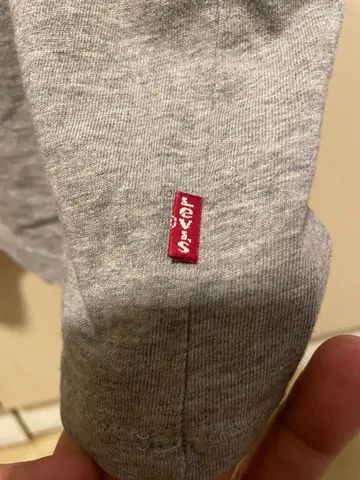 Camiseta Levis Cinza (G) - Original - Foto 3