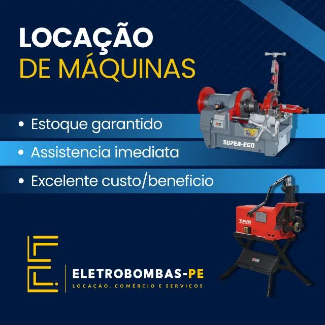 Locação de Máquina de Ranhura