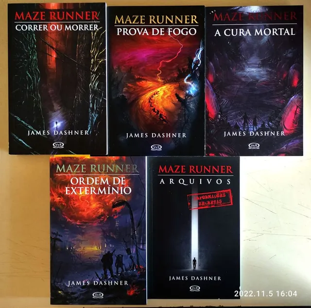 The Maze Runner (4 livros + Arquivos - livro extra)