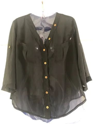 Blusa com transparencia (PP/P)