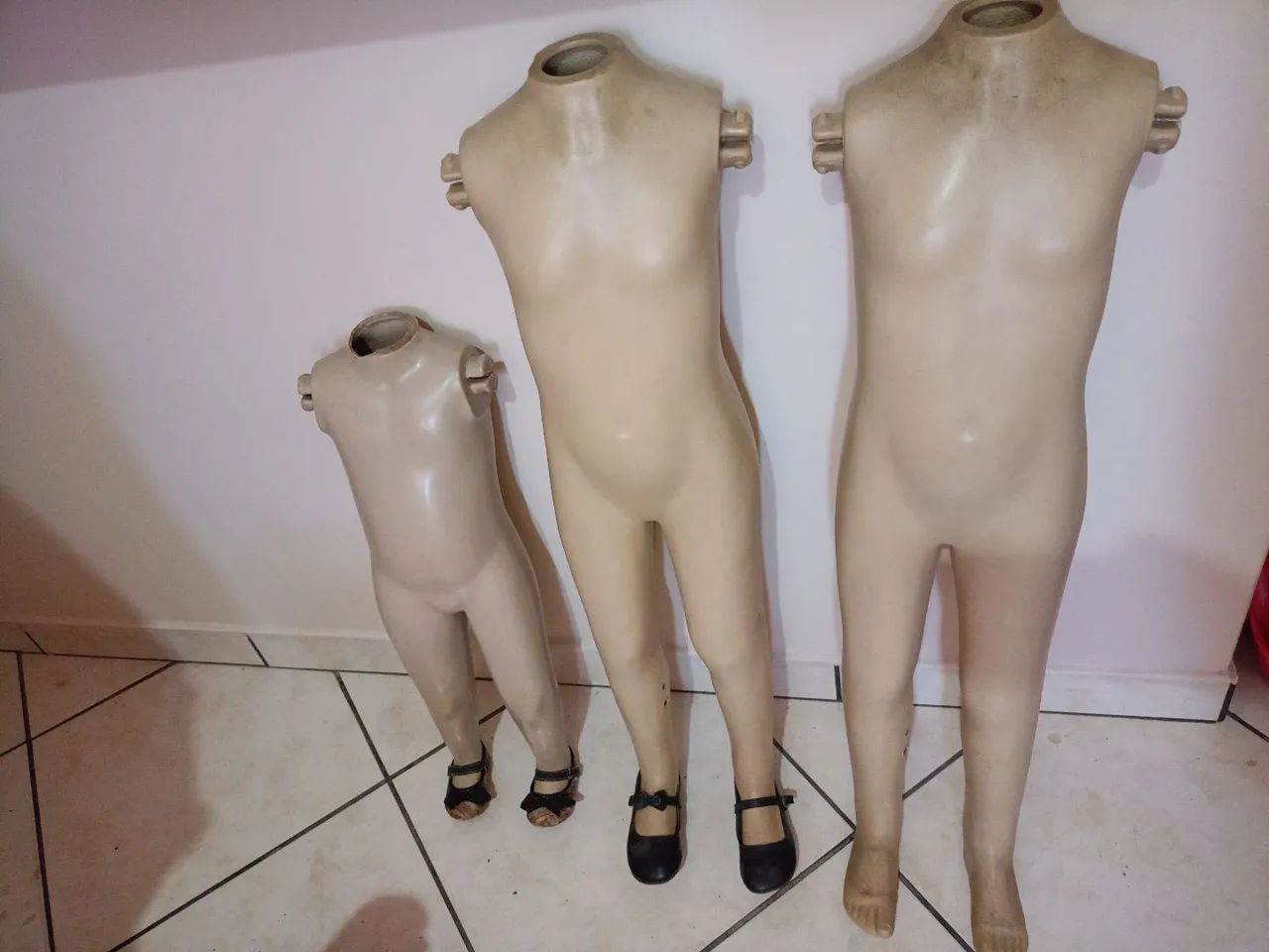 3 manequins infantil 