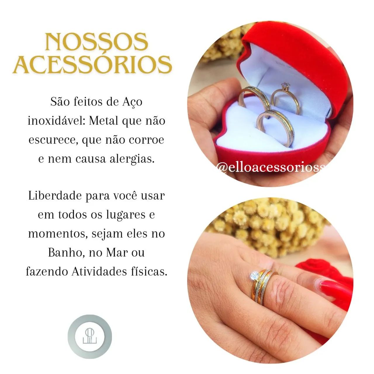 Par de Alianças+ Anel e Caixa de veludo  - Foto 5