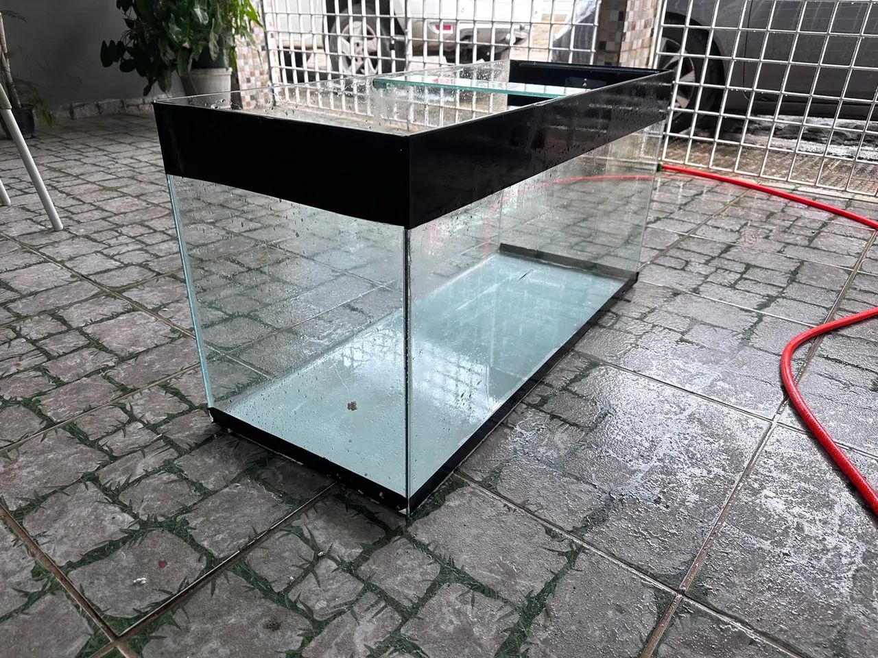 Aquário Aquaterrário Retangular Lapidado para Peixes