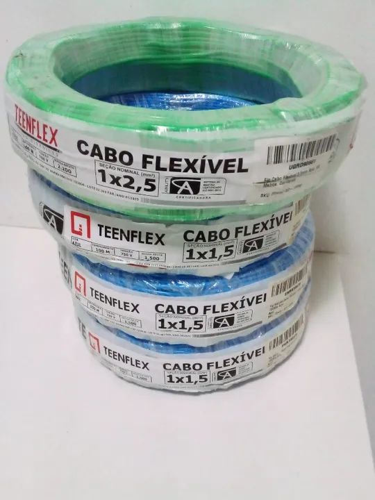 cabo flexivel 1,5 mm 2,5mm 4 mm - Foto 3