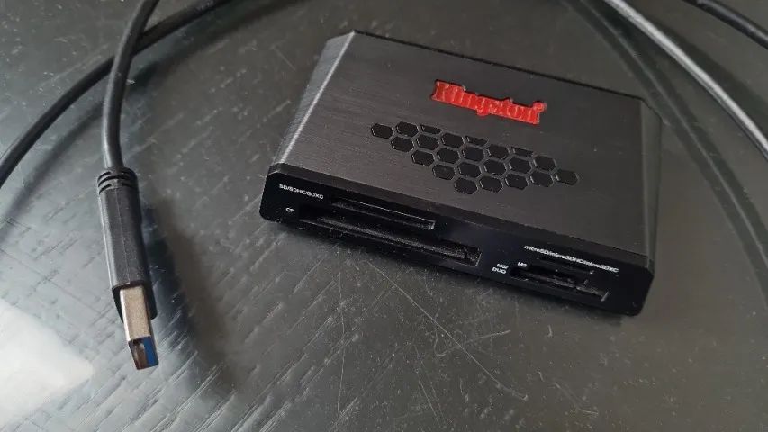 Leitor de cartão SD CF MicroSD usb3 Kingston