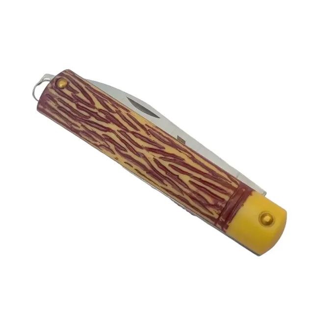 Canivete em Aço Lâmina de Ponta 18cm Cabo Dobrável - Fertak - Foto 3