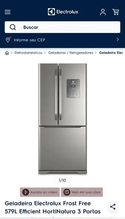 Geladeira Electrolux French door 579 litros  - Foto 3