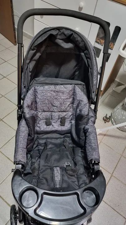 Carrinho de Bebê Reverse Cosco Preto - Foto 5