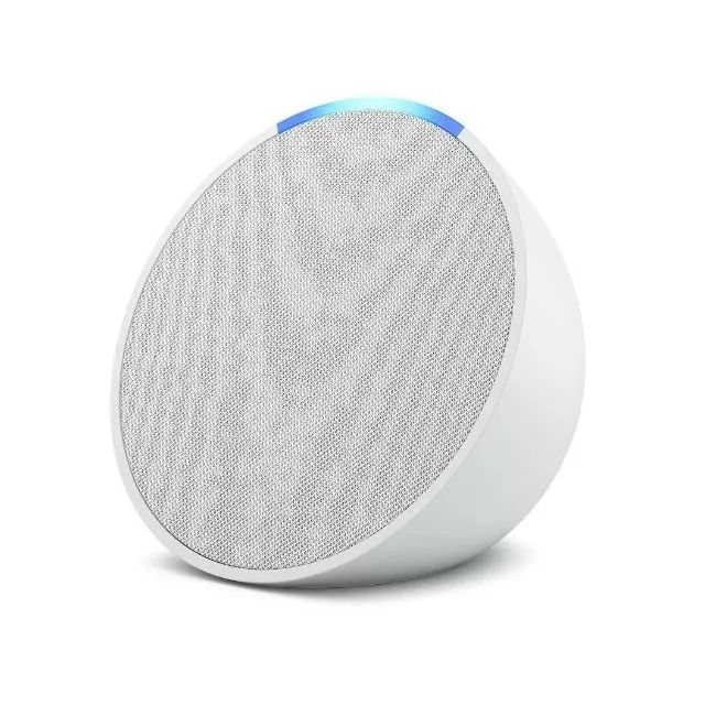 Amazon Echo Pop Smart Speaker Com Alexa Branco - Foto 2