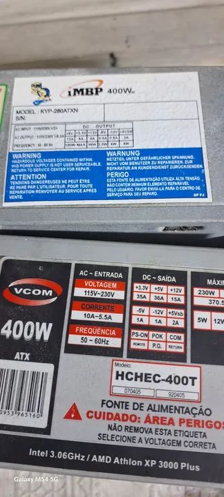 Fonte de Alimentação 230W 1MBP - KYP-280ATXN.valor  unidades  - Foto 5