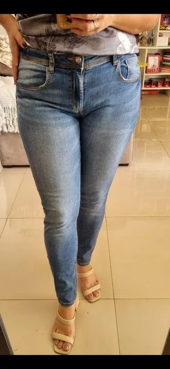 Calça jeans ZARA feminina tam 40 - Foto 2