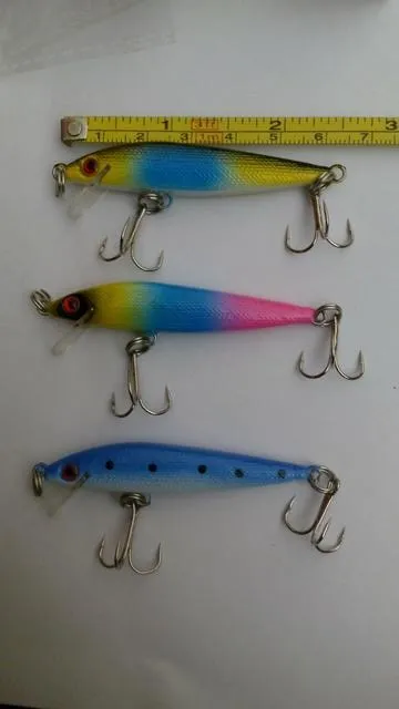 Isca artificial meia água 6,5cm