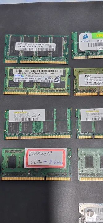 Lote de Mémorias de notebook (Leia a descrição) - Foto 2