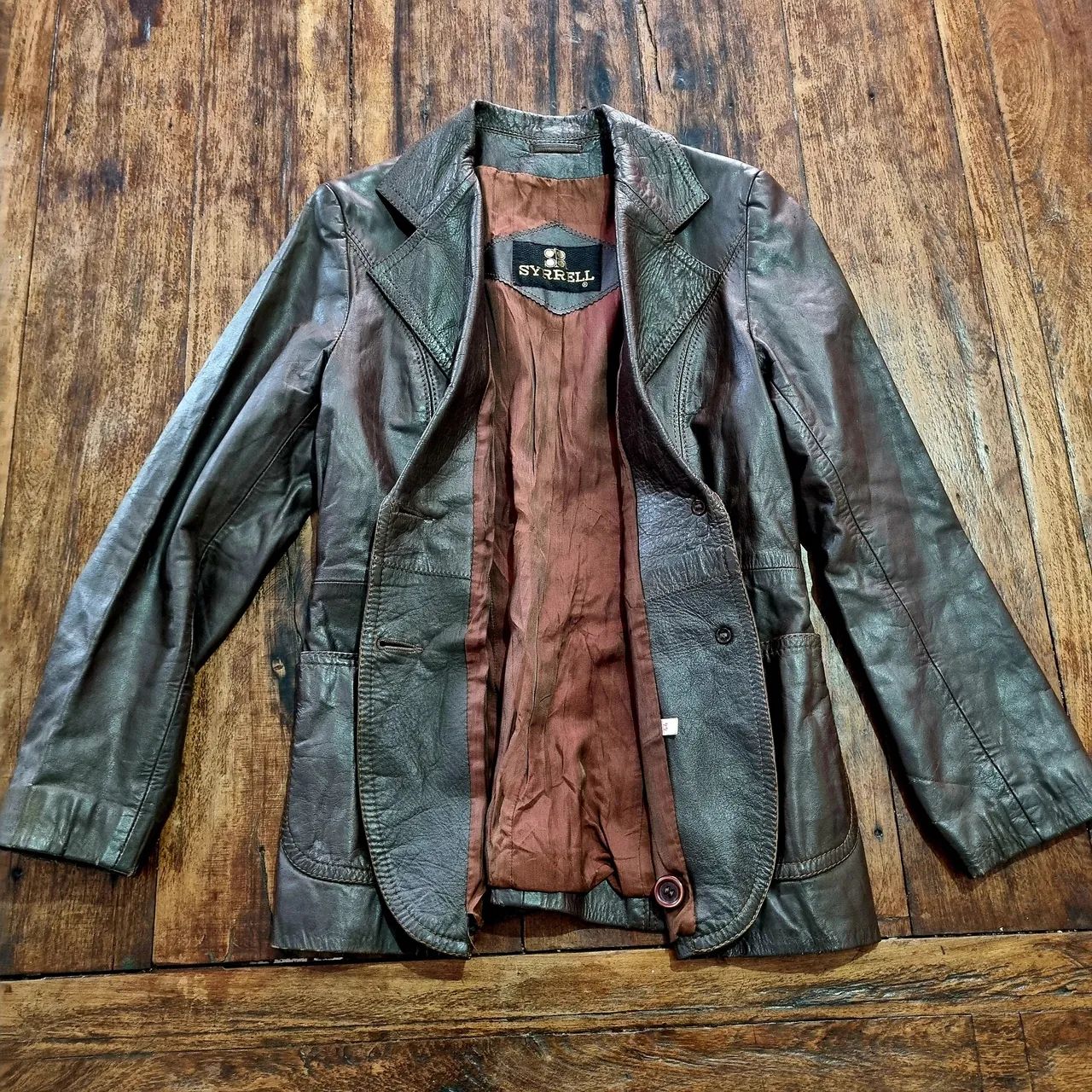 Blazer em couro 36 - Foto 4