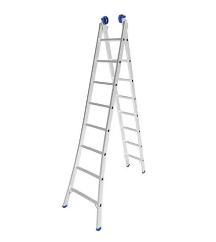 Escada Extensiva de Alumínio Mor 2x8 16 degraus 150kg
