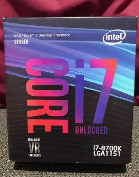 intel i7 8700k