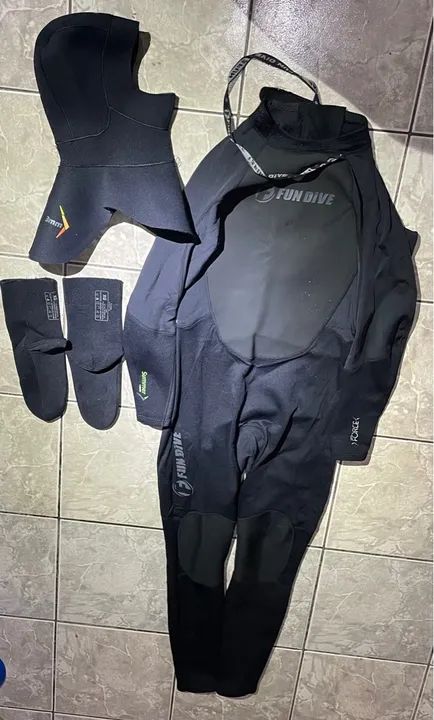 Conjunto de roupa de mergulho Fun Dive 2XL