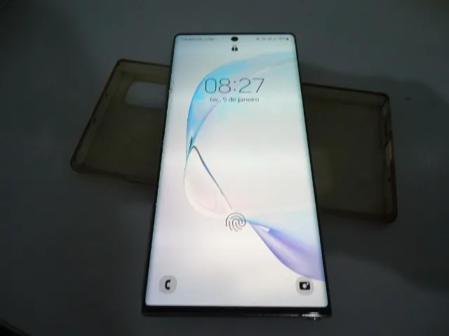 Smartphone Samsung Galaxy Note 10+ 256GB Prata 4G - 12GB RAM 6,8, samsung  note 10 preço 