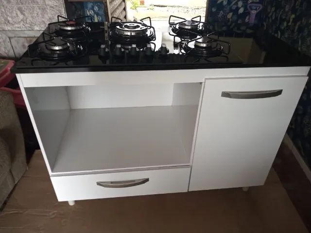 Promoção Balcao para Cooktop Branco - CN4  