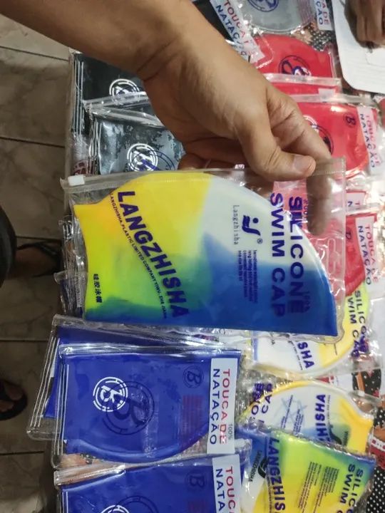 touca para natação várias cores Novo - Foto 2