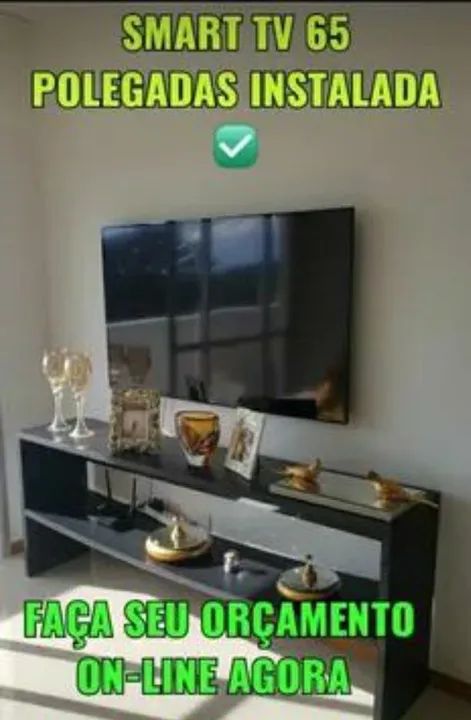 Instalação suporte de tv fixo e articulado  - Foto 3