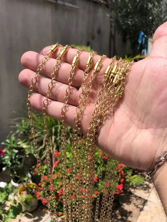 CORRENTE MOEDA ANTIGA 5MM NA PROMOÇÃO - Foto 4