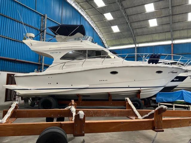 Lancha Carbrasmar Fighter 38 ano 2006, Phantom, Ferretti, Azimut, Real, Focker - Foto 7