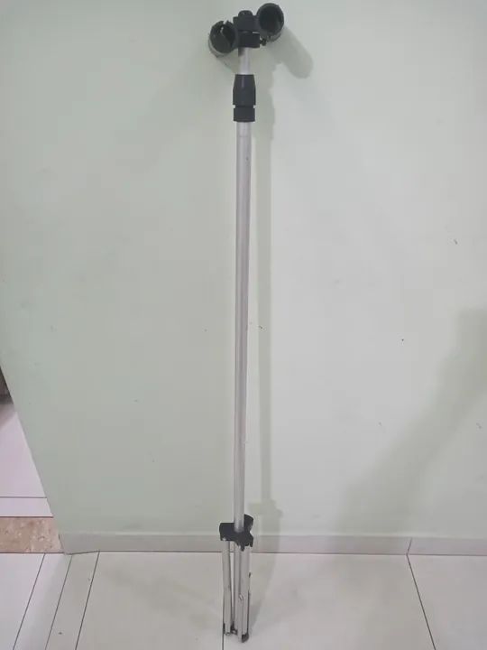 Suporte de alumínio para 2 microfone. - Foto 4