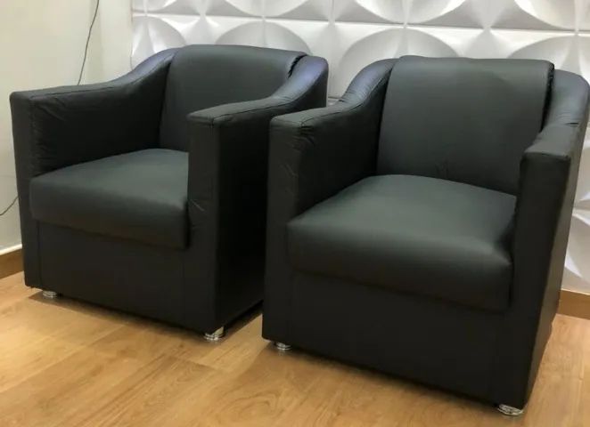 Poltrona Tila Corino para Recepcao Pronta Entrega - Foto 5