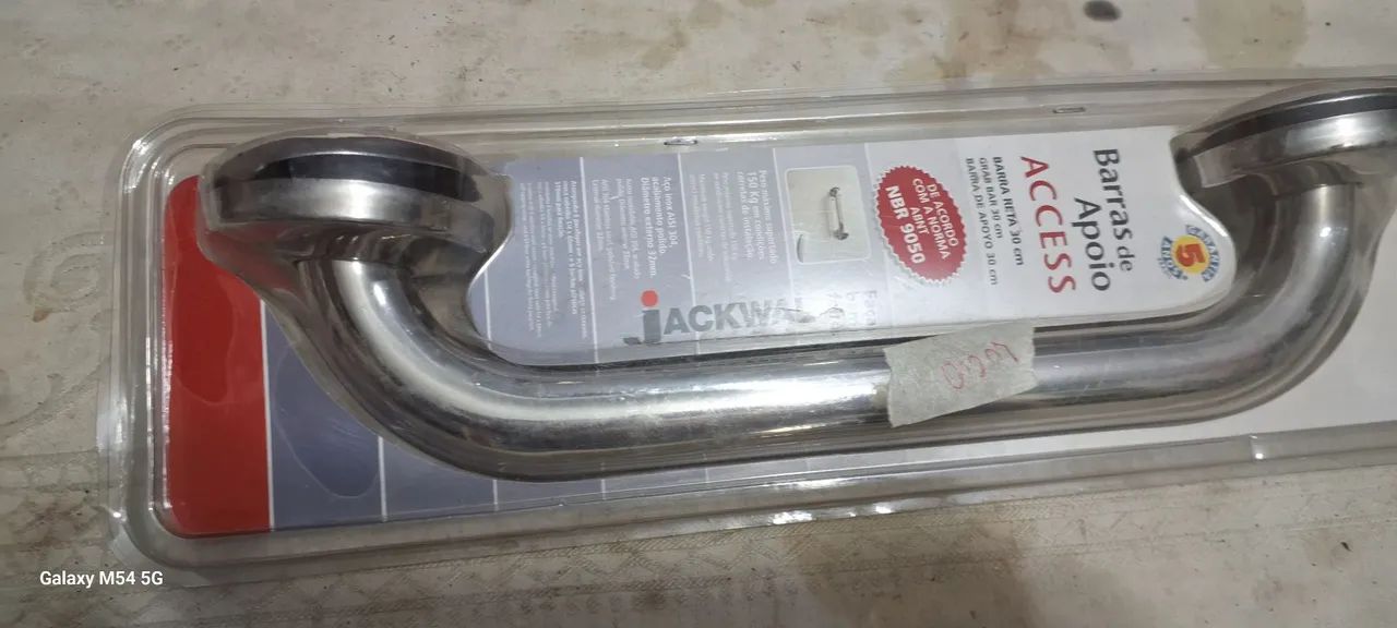 Barra de Apoio Access 30cm - NBR 9050 - Jackwal - Foto 4
