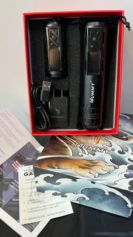 Maquina tattoo Pen com 2 baterias
