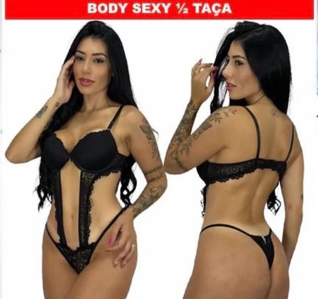 Lingerie body Sexy Renda 
