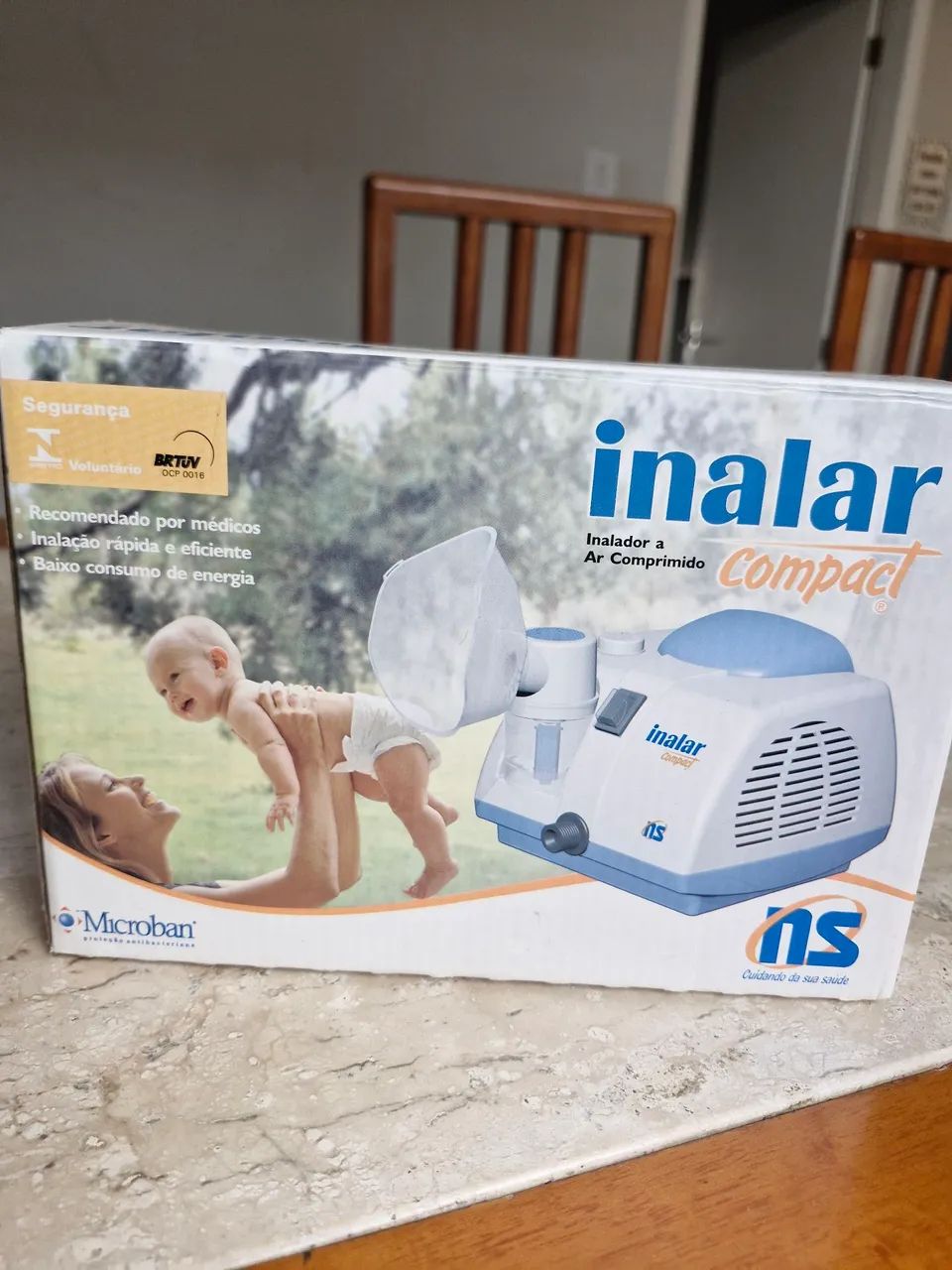 Inalador a Ar Comprimido